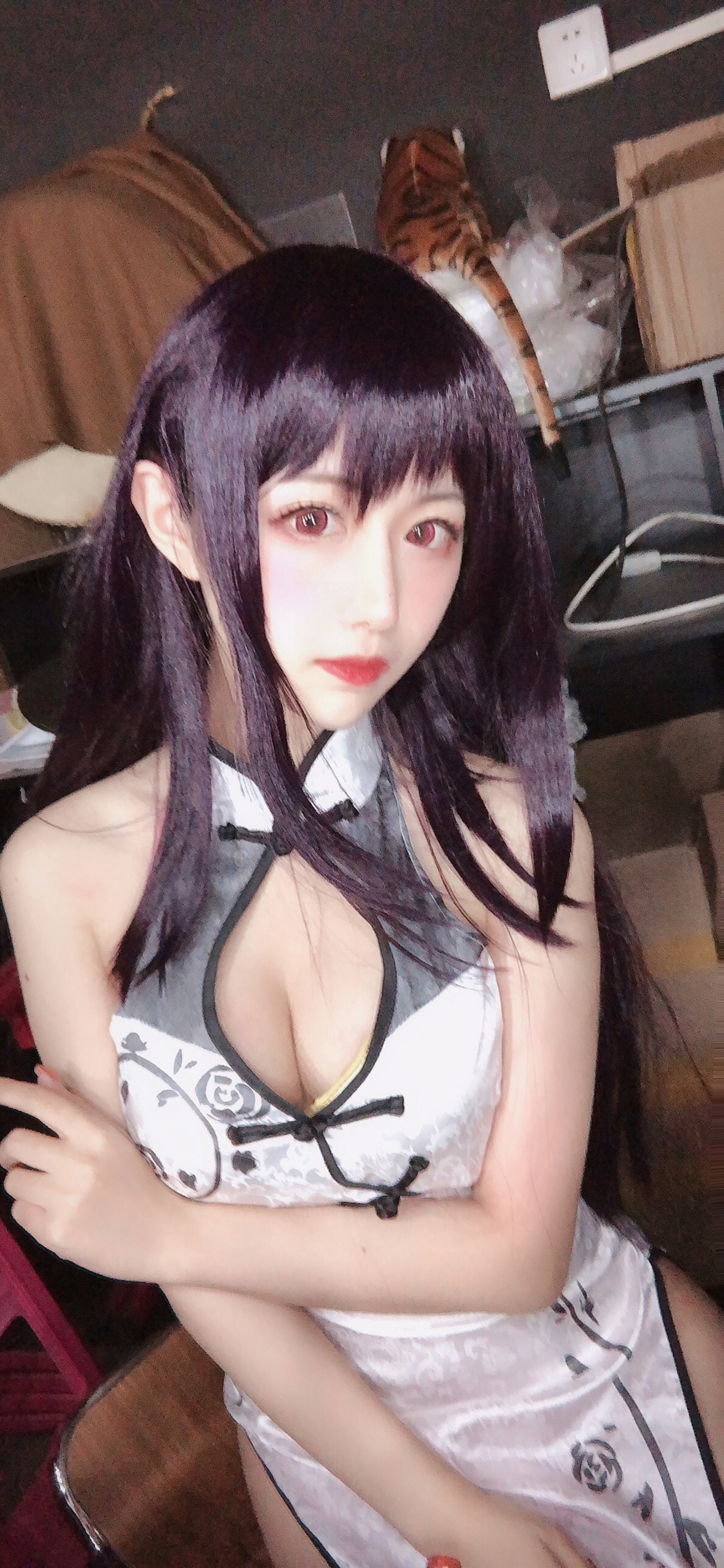 图片[1]-Shika小鹿鹿 – NO.045 学姐旗袍 [13P]-XikXak